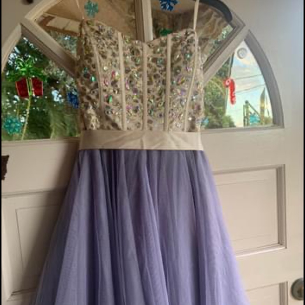 Nights by Teeze Me Strapless & Short Party Dress